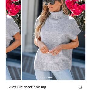 CUPSHE Turtleneck Sweater New Small Current Season Super Cute And Stylish